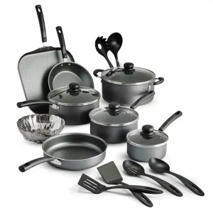 Nonstick Stainless Steel Cookware 18 Piece Set