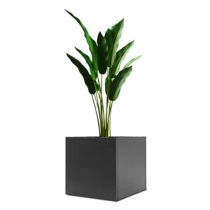 24Inch Steel Planter Box Black Metal Planter